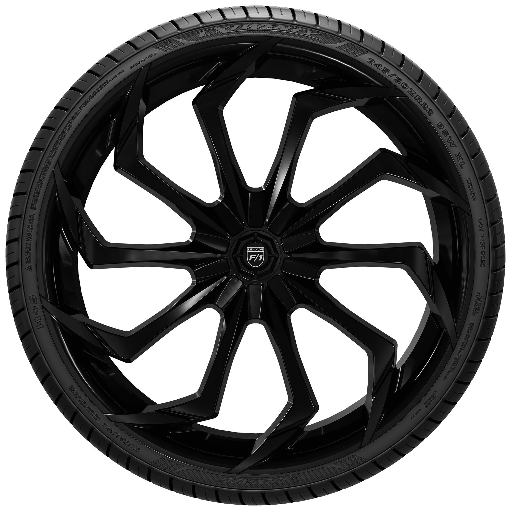 4 New Lexani LX-Twenty Performance Tires 235/55R19 105W XL | 235/55/19 2355519 | 45k Mile Warranty