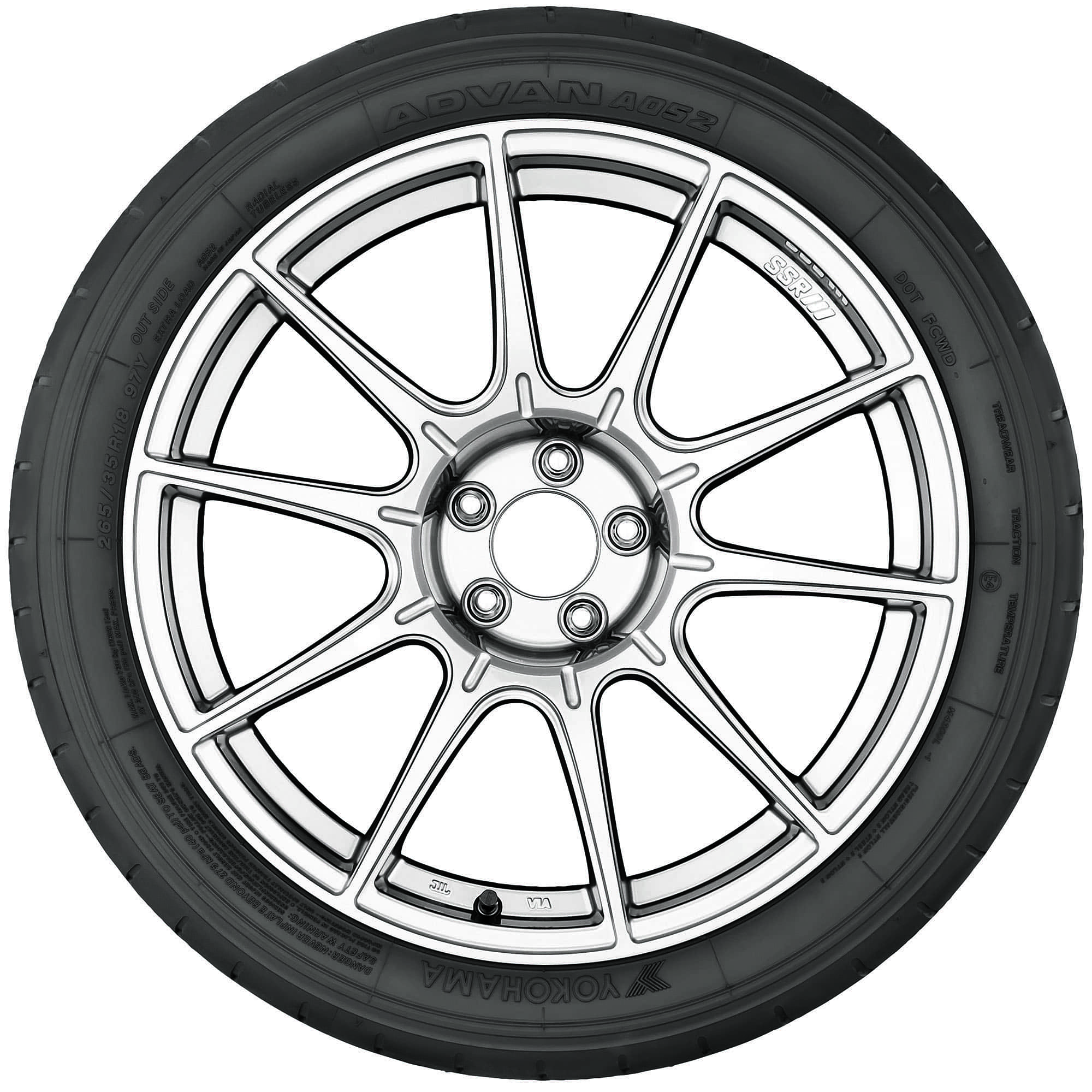 1 New Yokohama Advan A052 - 265/35r18 Tires 2653518 265 35