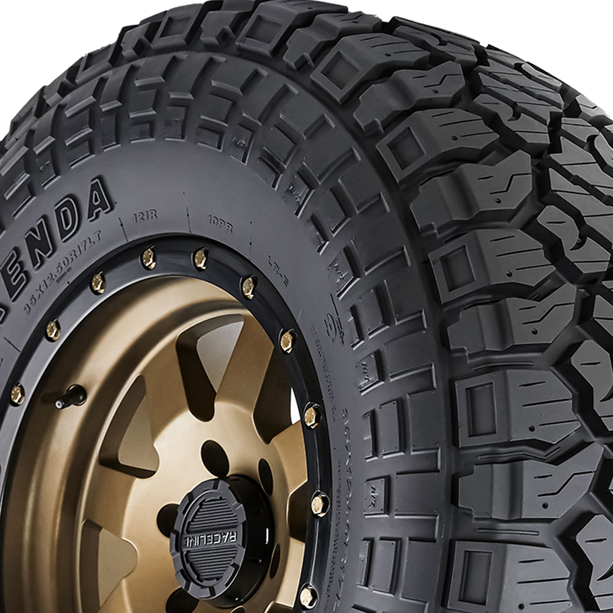 4 New Kenda Klever R/t Kr601 - Lt37x12.50r17 Tires 37125017 37