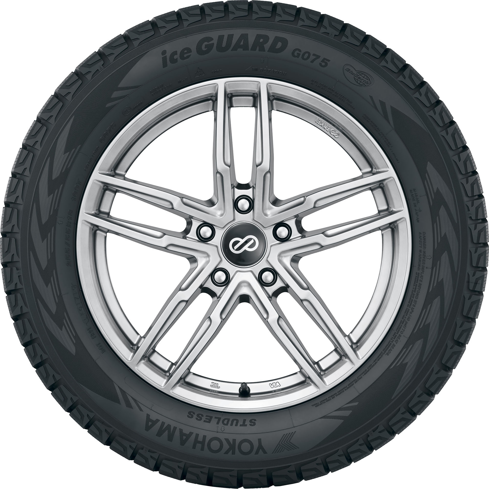 4 New Yokohama Iceguard G075 - 265/70r17 Tires 2657017 265 70 17