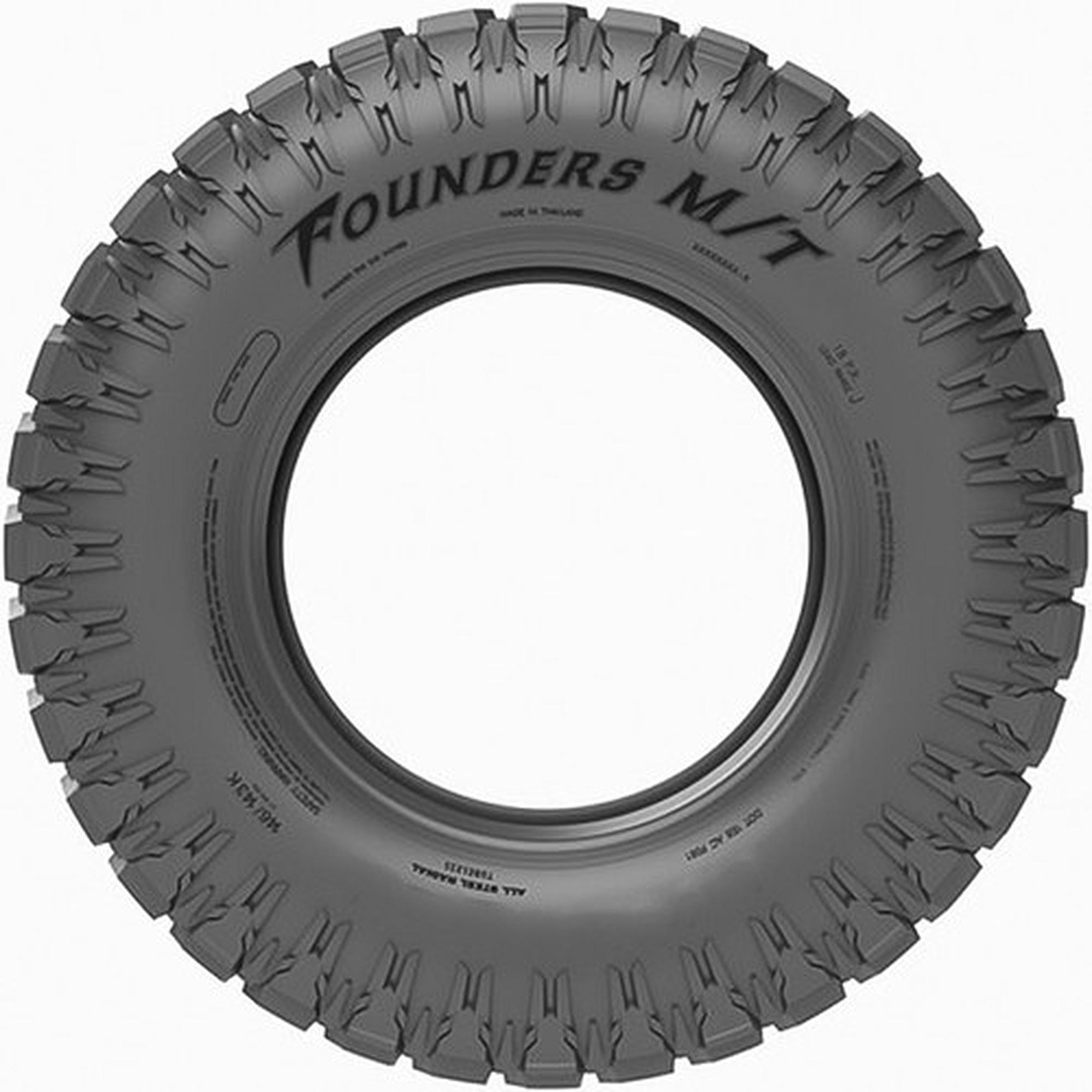 2 New Founders M/t - 225/70r19.5 Tires 22570195 225 70 19.5