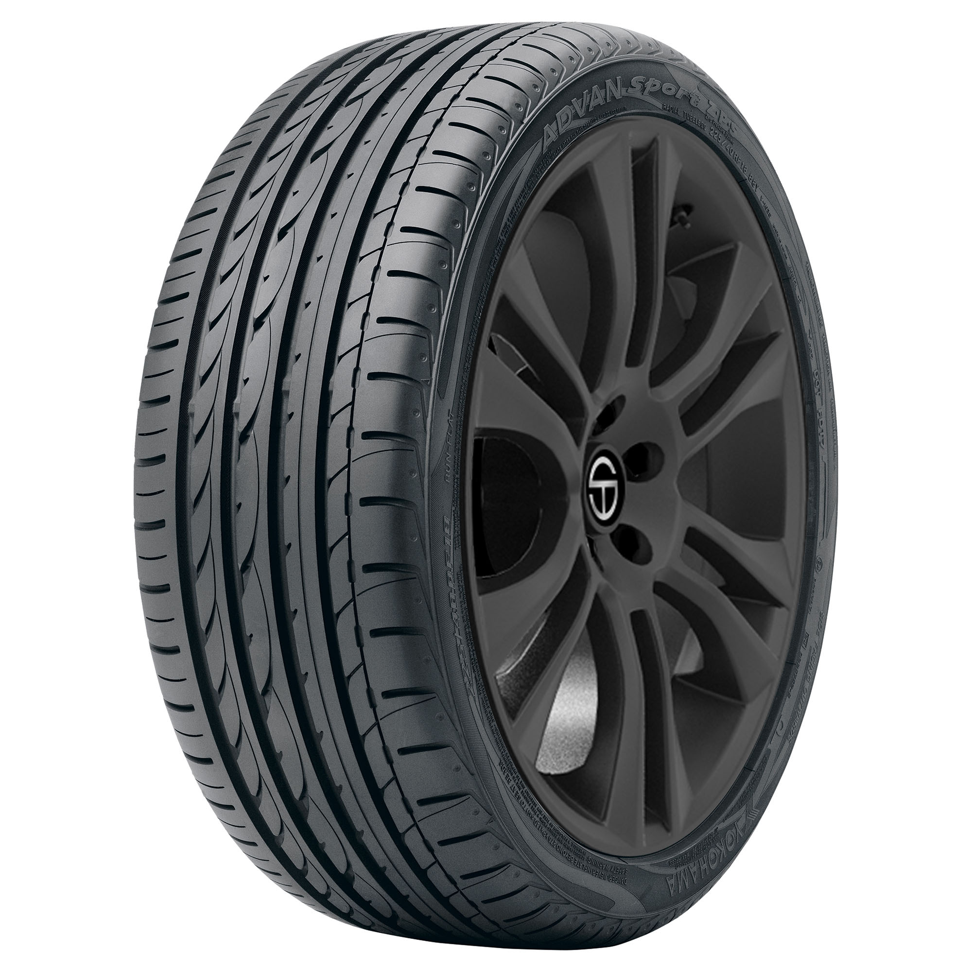 2 New Yokohama Advan Sport Zps - 225/45r17 Tires 2254517 225